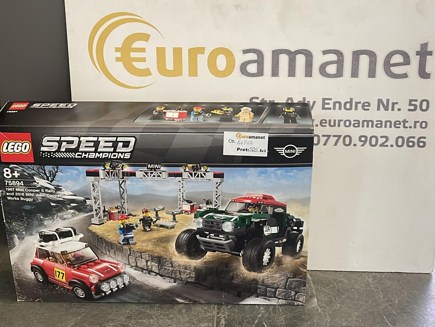 Lego speed champions 1967 mini cooper s rally si automobil sport 2018 mini john cooper works 75894 image 1