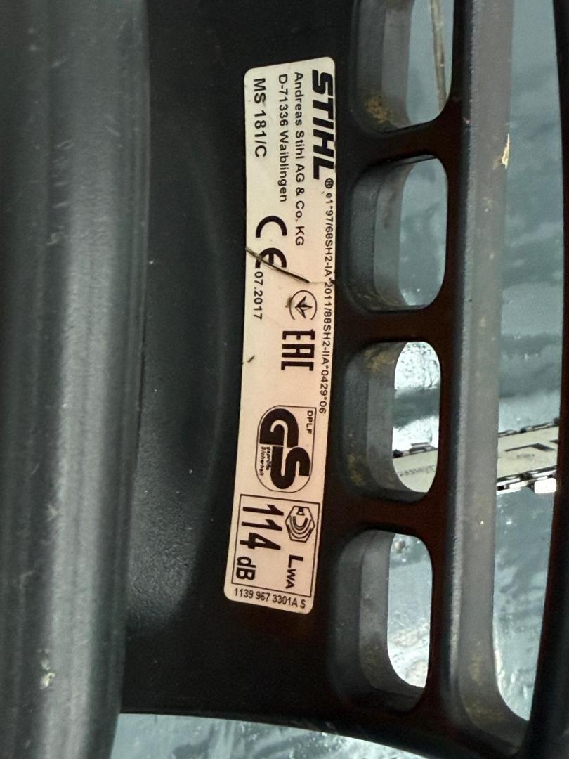 Drujba (motofierastrau) cu lant STIHL MS 181, 2 CP, 40 cm image 3