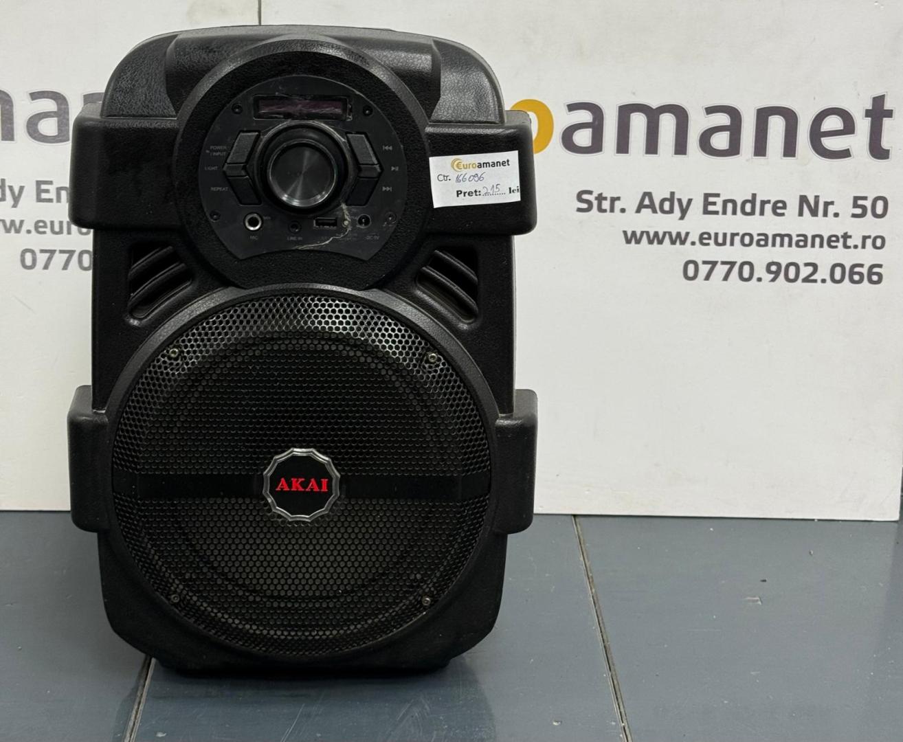 Boxa portabila activa Akai ABTS-808L, 10 W