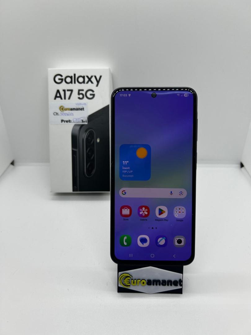 Telefon Samsung Galaxy A17, Dual SIM, 4GB RAM, 128GB, 4G, Black