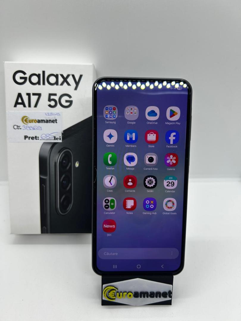 Telefon Samsung Galaxy A17, Dual SIM, 4GB RAM, 128GB, 4G, Black image 1