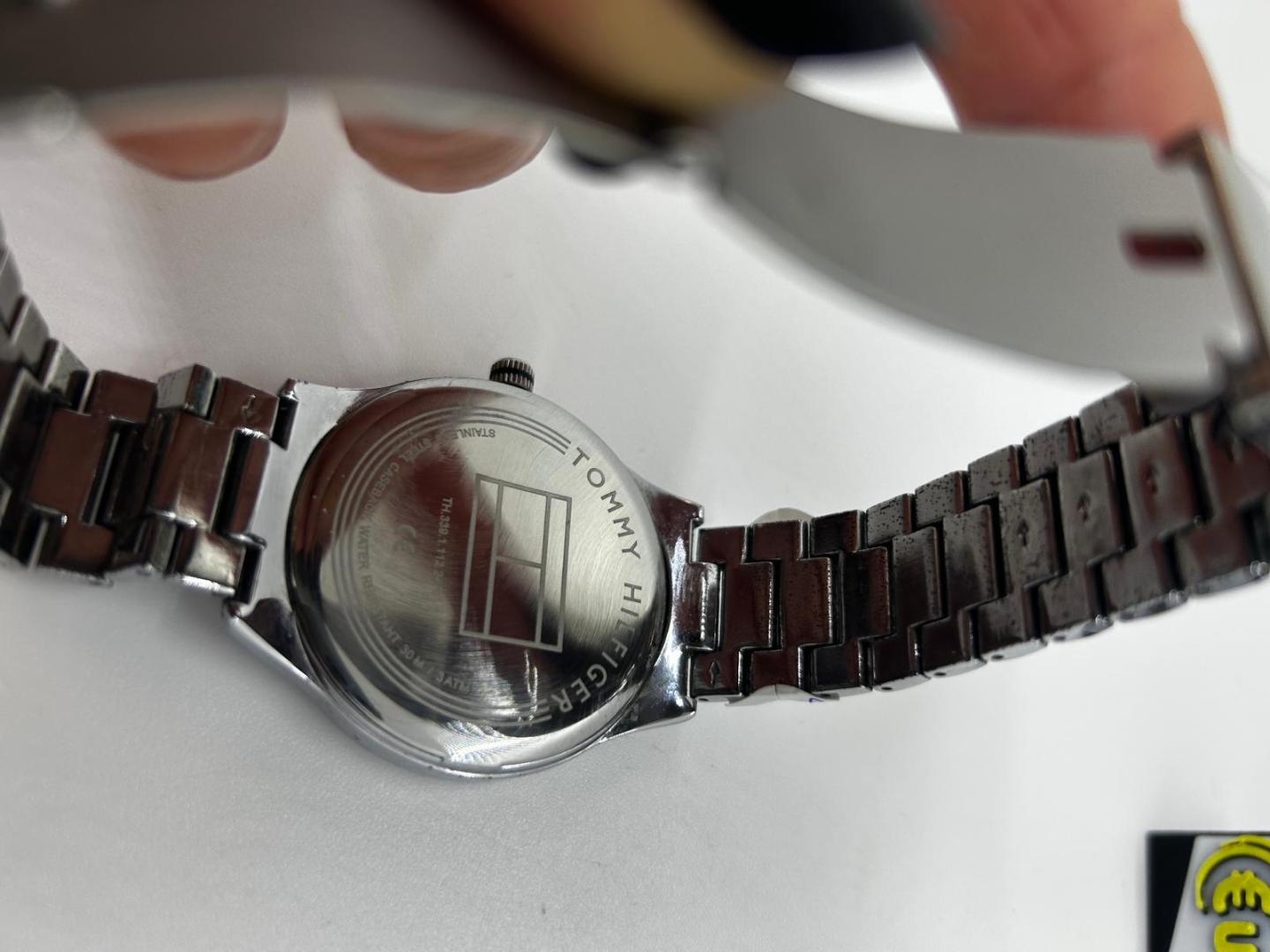 Tommy Hilfiger, Ceas de otel inoxidabil, Argintiu image 3