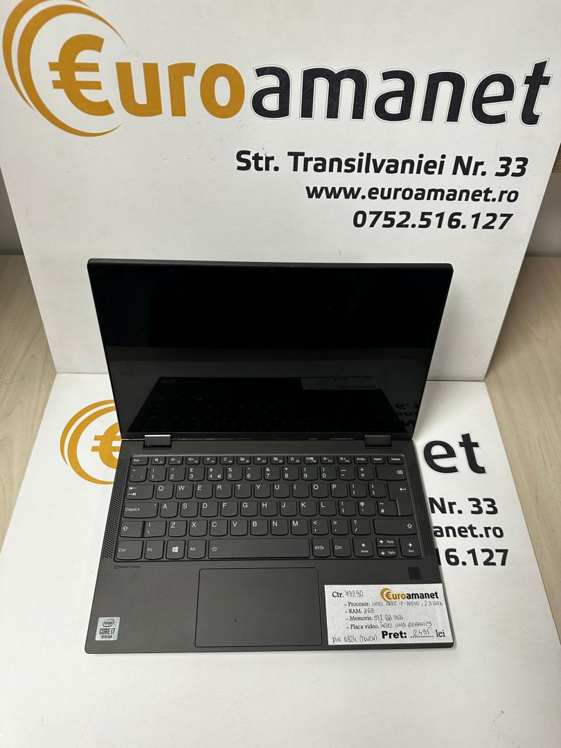 Laptop Lenovo Yoga C640, IntelCore i7-10510, Touch-Screen image 1