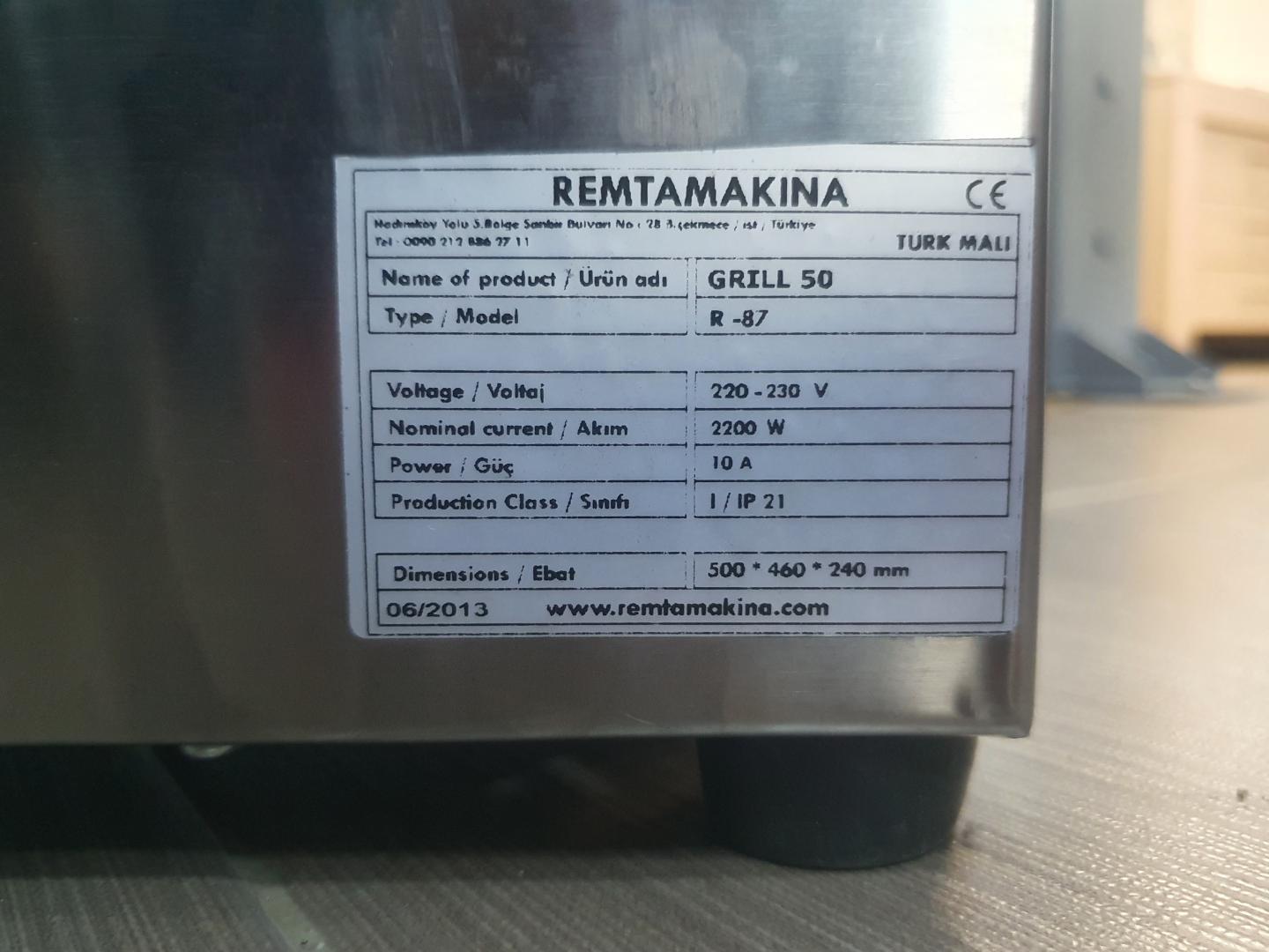 Grill Electric Remta Makina R87 image 5