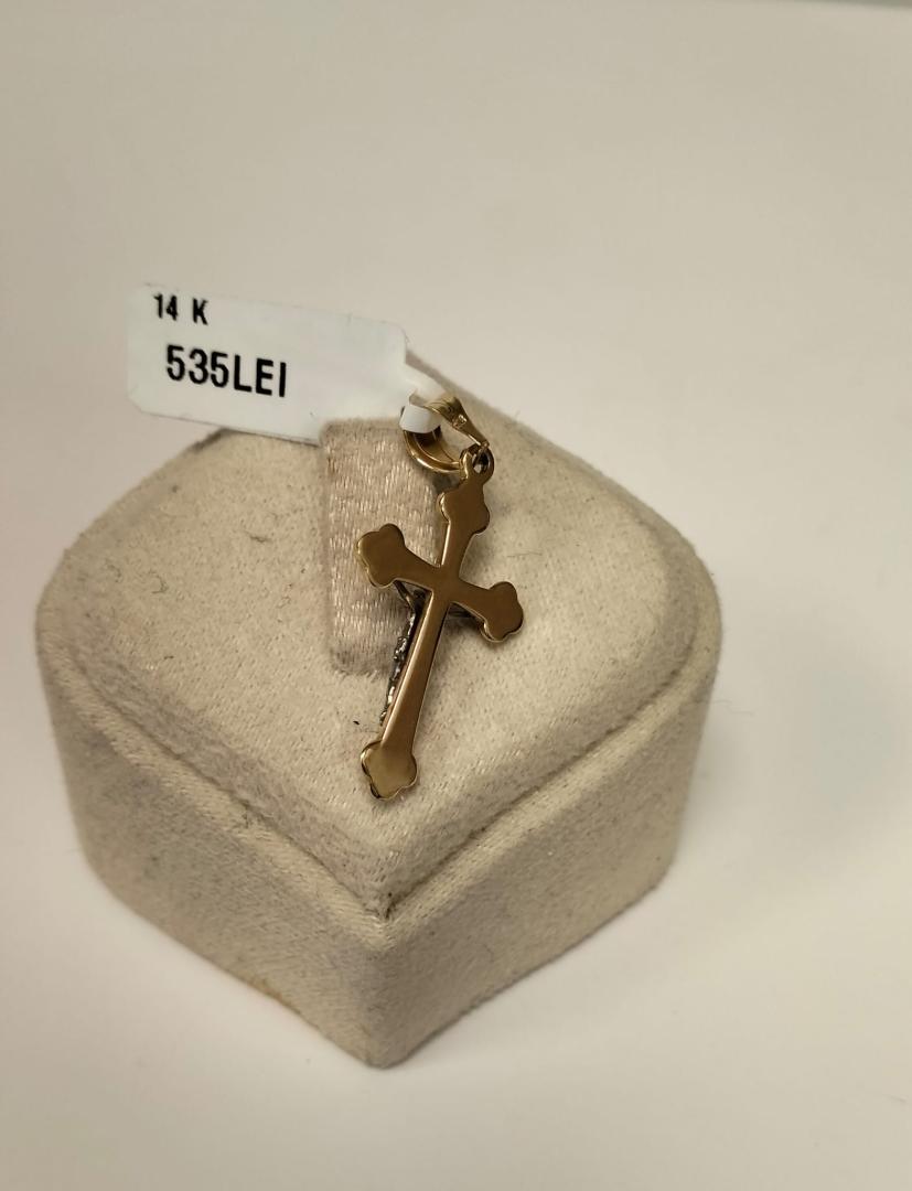 Pandantiv aur 14k, 1.20 grame image 1