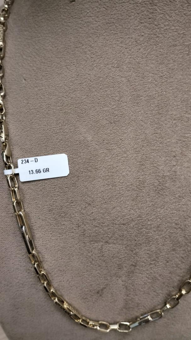Lant aur 14k, 13,66 grame image 2