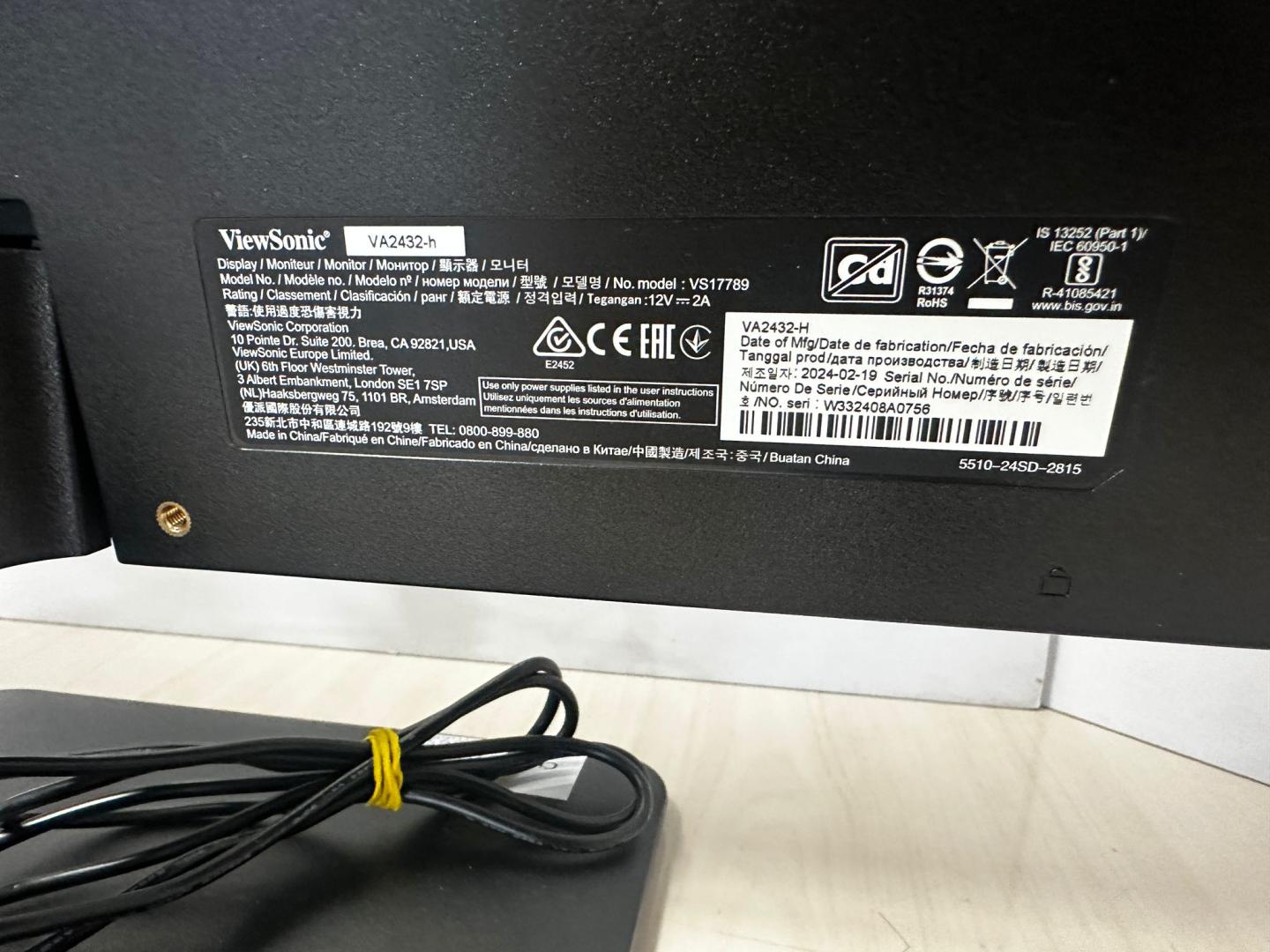 Monitor LED Viewsonic VA2432-H image 4