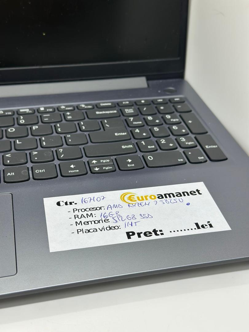 Laptop LENOVO IdeaPad Slim 3 15ABR8, AMD Ryzen 7 5825U, 16GB, 512GB image 2