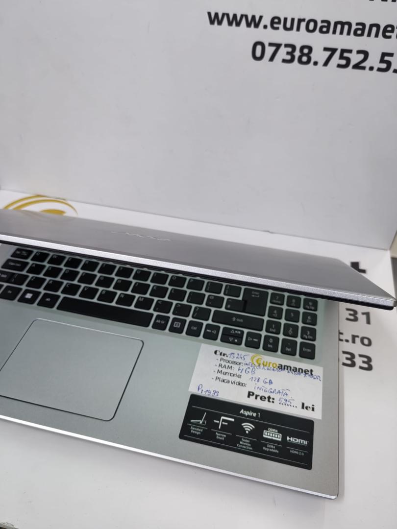 Laptop Acer Aspire 1 N20C5, 120GB, Gray image 2