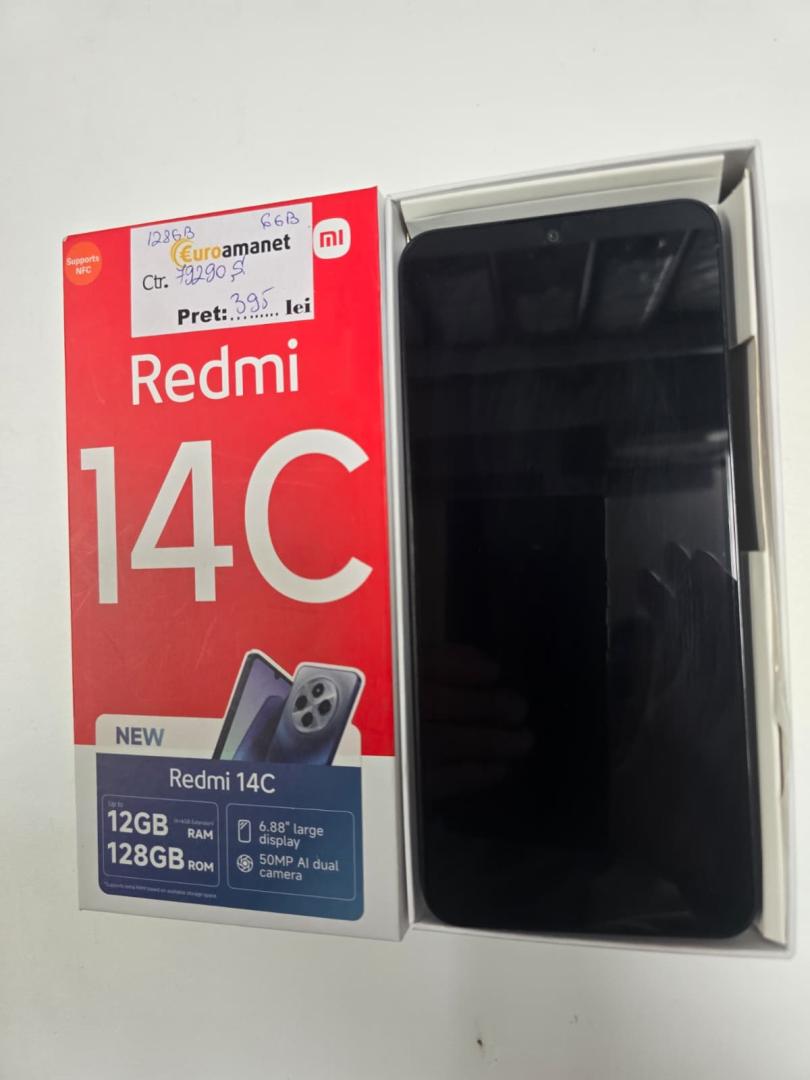 Telefon mobil Xiaomi Redmi 14C, 6GB RAM, 128GB, Midnight Black image 1