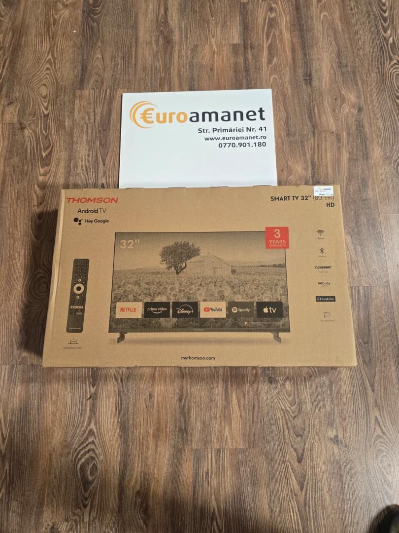 Televizor Thomson 32HA2S13 TV HD Android de 32 inchi, 80 cm