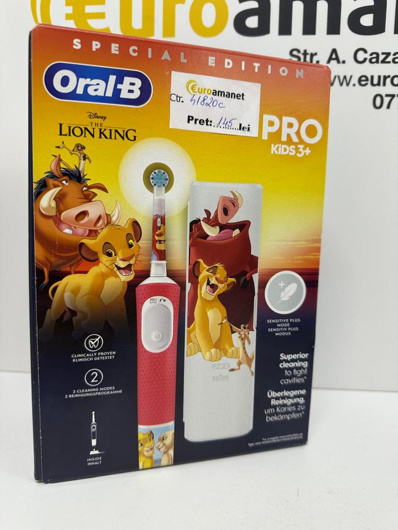 Set periuta de dinti electrica Oral-B Vitality PRO Kids image 2