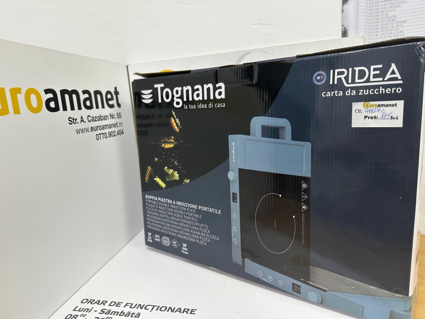 Placă cu inducție dublă Tognana Iridea 3500w