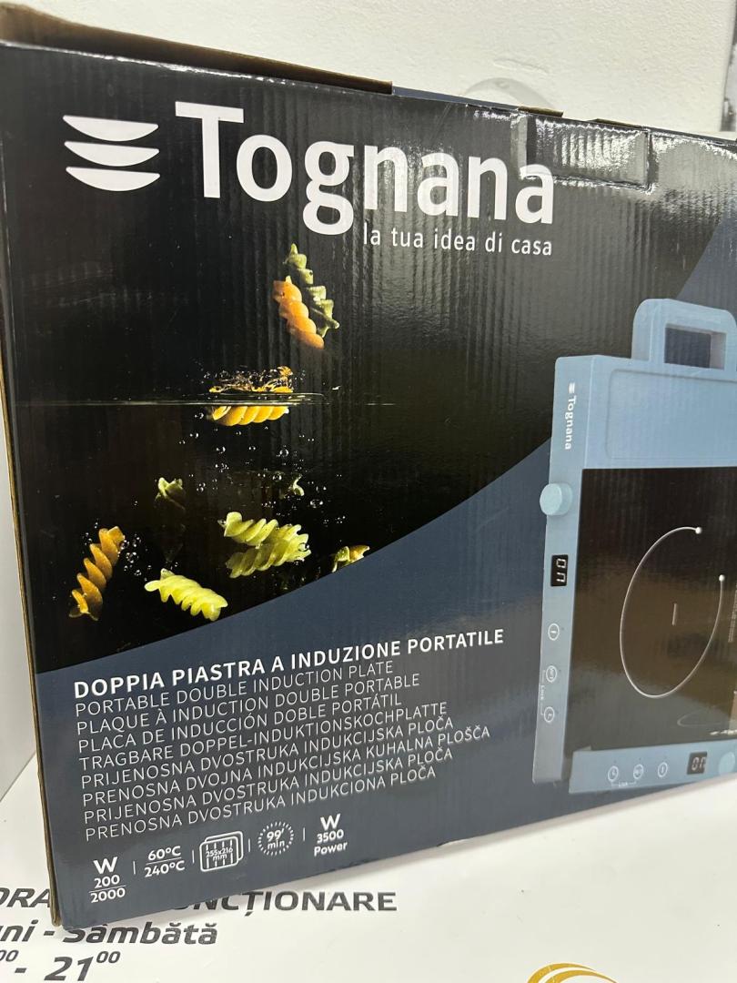 Placă cu inducție dublă Tognana Iridea 3500w image 1