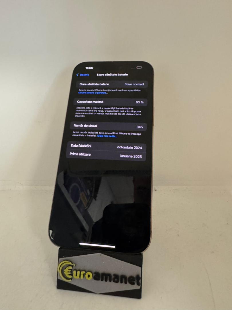 Telefon mobil Apple iPhone 16 Pro Max, 512GB, 5G, Desert Titanium , 93% . image 2