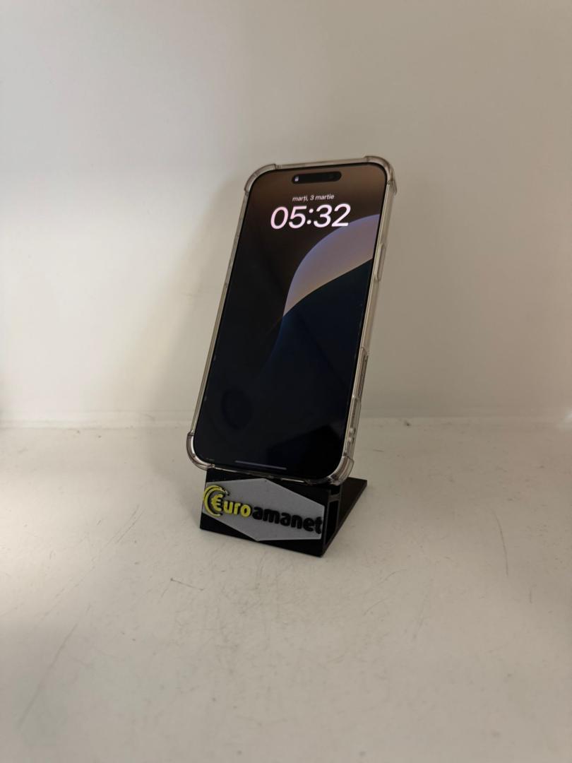 Telefon mobil Apple iPhone 16 Pro Max, 256 GB, 5G, Desert Titanium , 100%