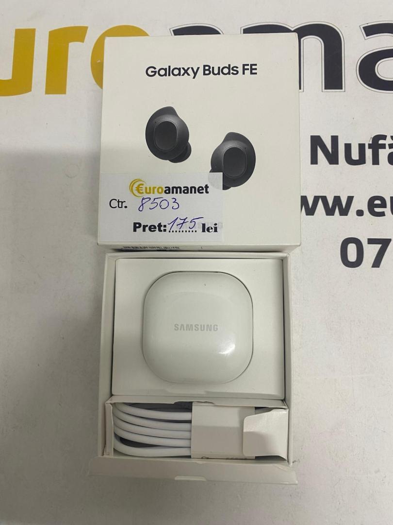 Casti bluetooth Samsung Galaxy Buds FE, Black image 1