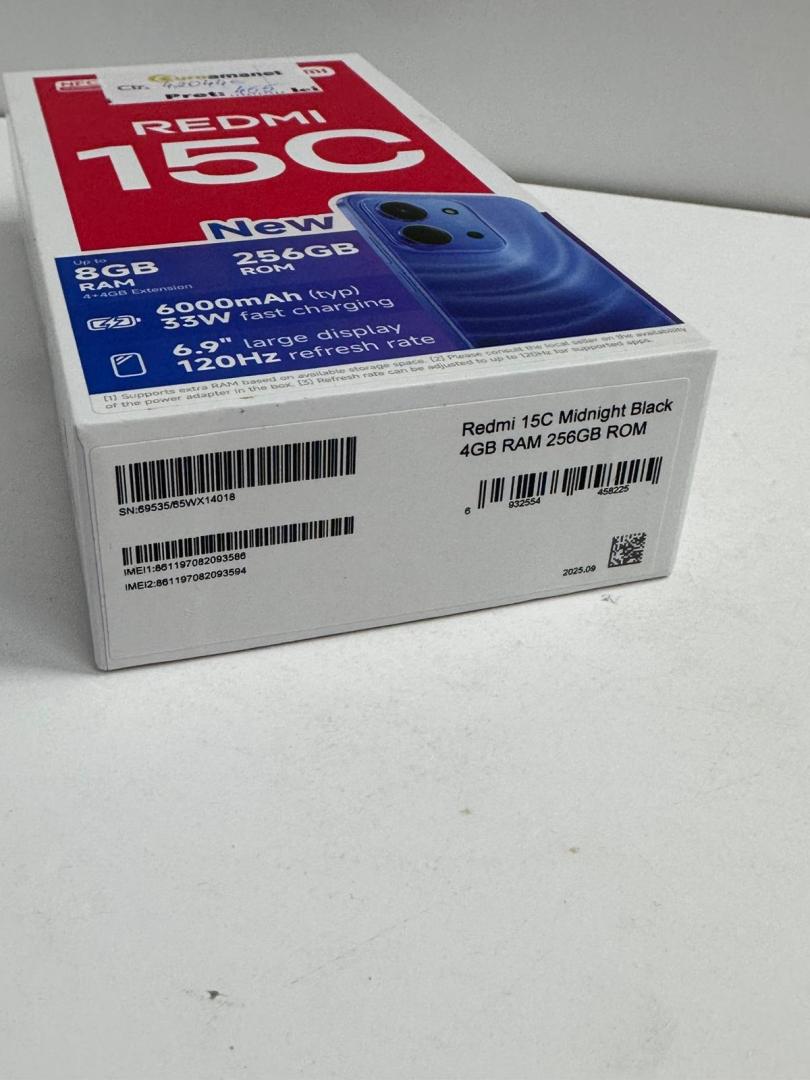 Telefon mobil Xiaomi Redmi 15C, 4GB RAM, 256GB, 4G, Midnight Black image 3