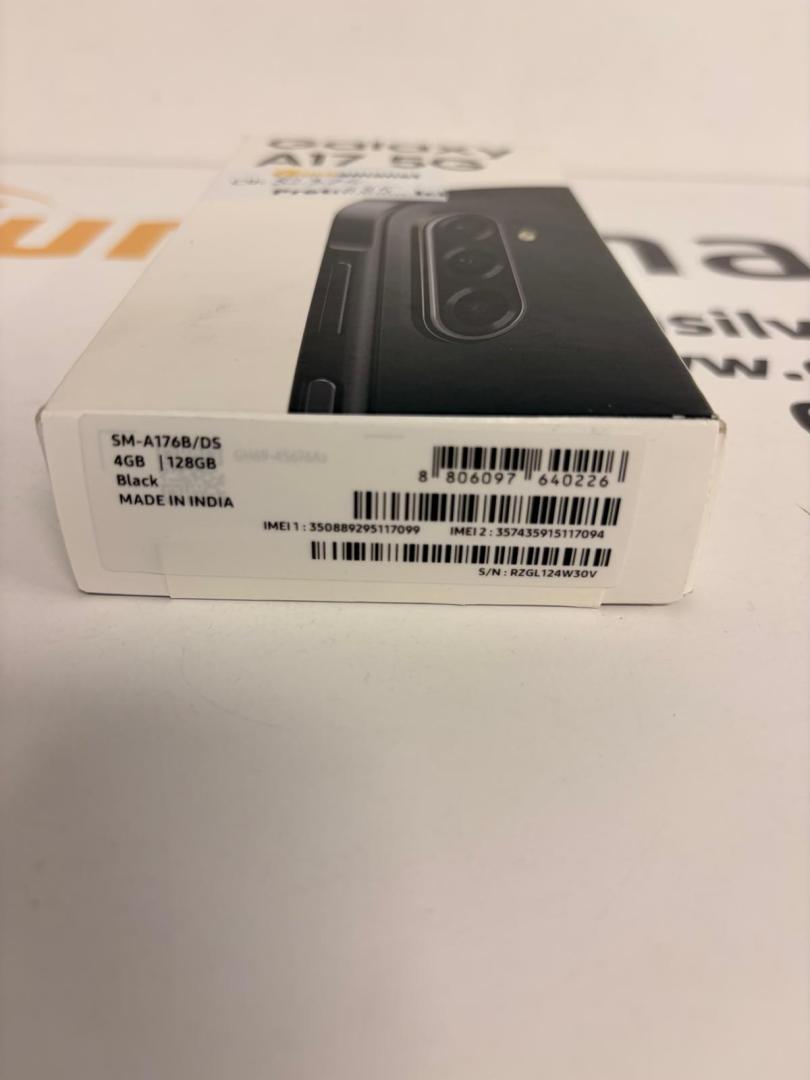 Telefon Samsung Galaxy A17, Dual SIM, 4GB RAM, 128GB, 5G, Black image 1