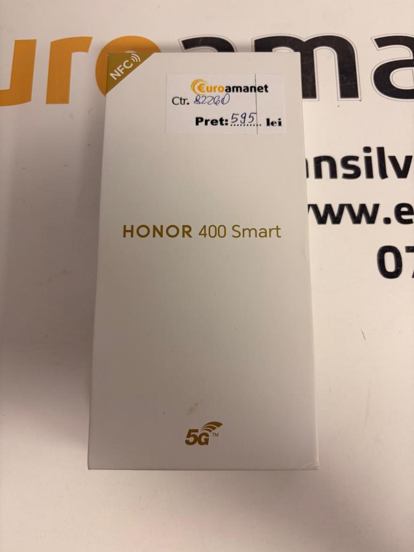 Telefon Honor 400 Smart, 5G, Dual SIM, 128GB, 4GB RAM, Black image 2
