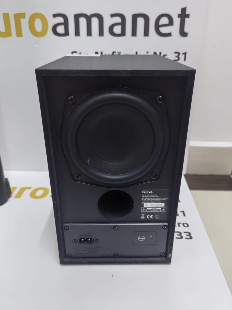 Soundbar cu subwoofer Qilive Q. 1106, 200 W, Bluetooth, negru image 2