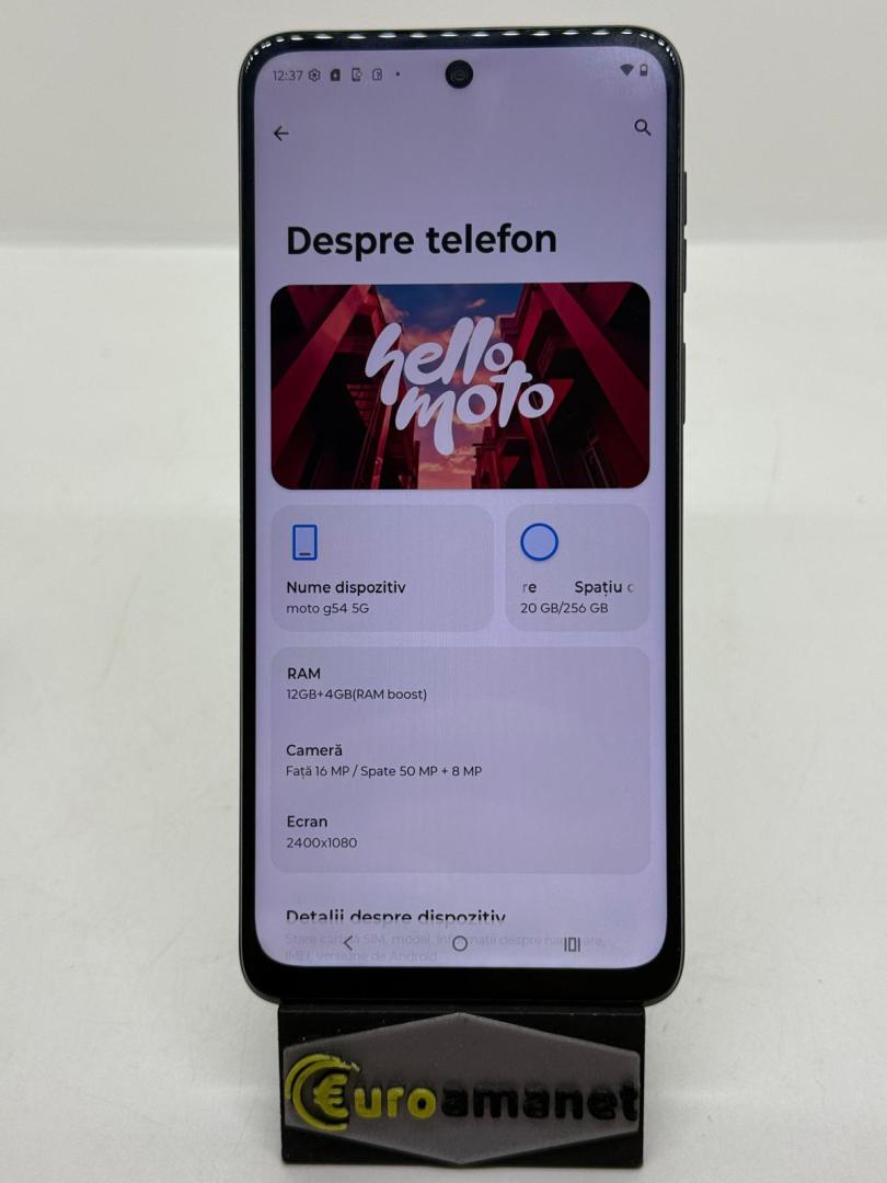 Telefon mobil Motorola Moto g54, Power Edition, 256GB, 12GB RAM, 5G, Midnight Blue image 1