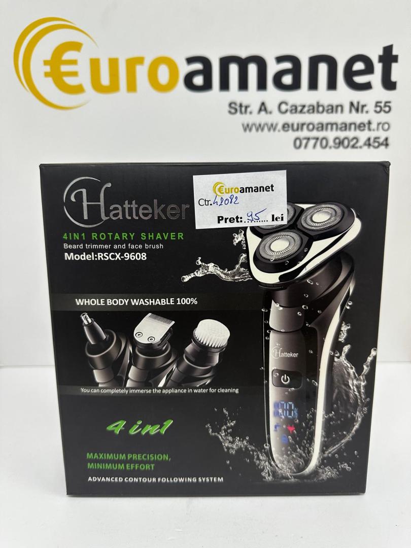 Aparat de ras rotativ Hatteker 4 în 1