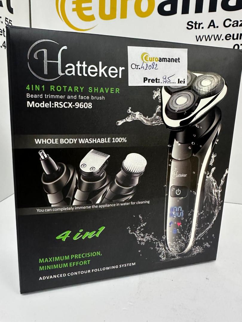 Aparat de ras rotativ Hatteker 4 în 1 image 1