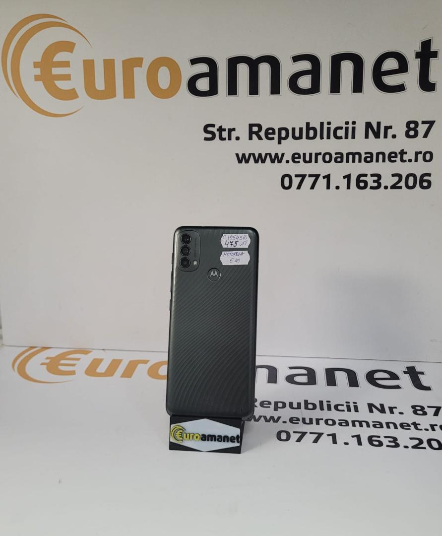 Telefon mobil Motorola Moto E40, Dual SIM, 64GB, 4GB RAM, 4G, Carbon Grey image 1