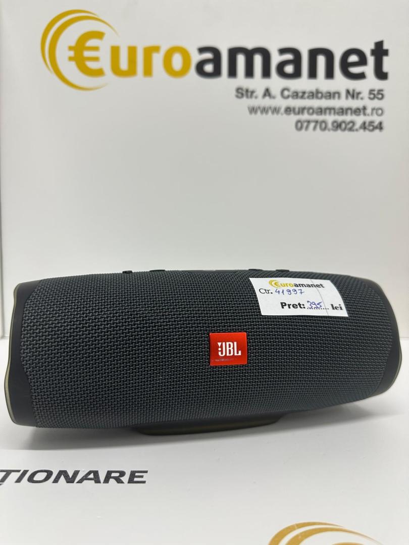 Boxa portabila JBL Charge Essential 2, 40 W, Bluetooth, 20H, IPX7, Powerbank, Gri