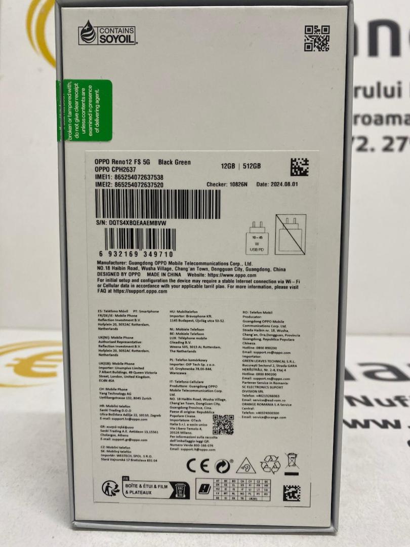 Telefon mobil Oppo Reno12 FS, 12GB RAM, 512GB, 5G (nou) image 3