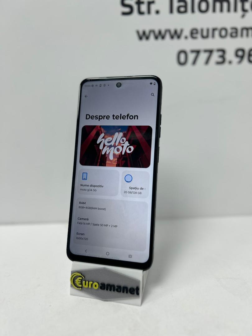 Telefon MOTOROLA Moto G34 5G, 128GB, 8GB RAM image 3
