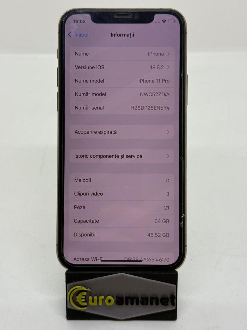 Telefon mobil iPhone 11 Pro, 64GB image 3