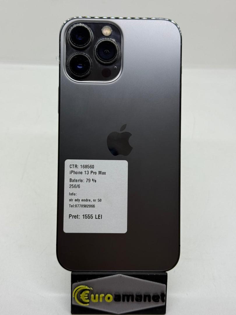 Telefon mobil Apple iPhone 13 Pro Max, 256GB, 5G, Graphite image 1