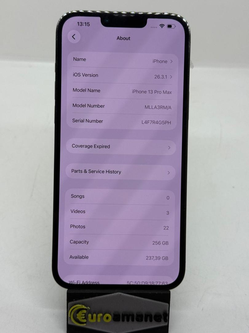 Telefon mobil Apple iPhone 13 Pro Max, 256GB, 5G, Graphite image 2