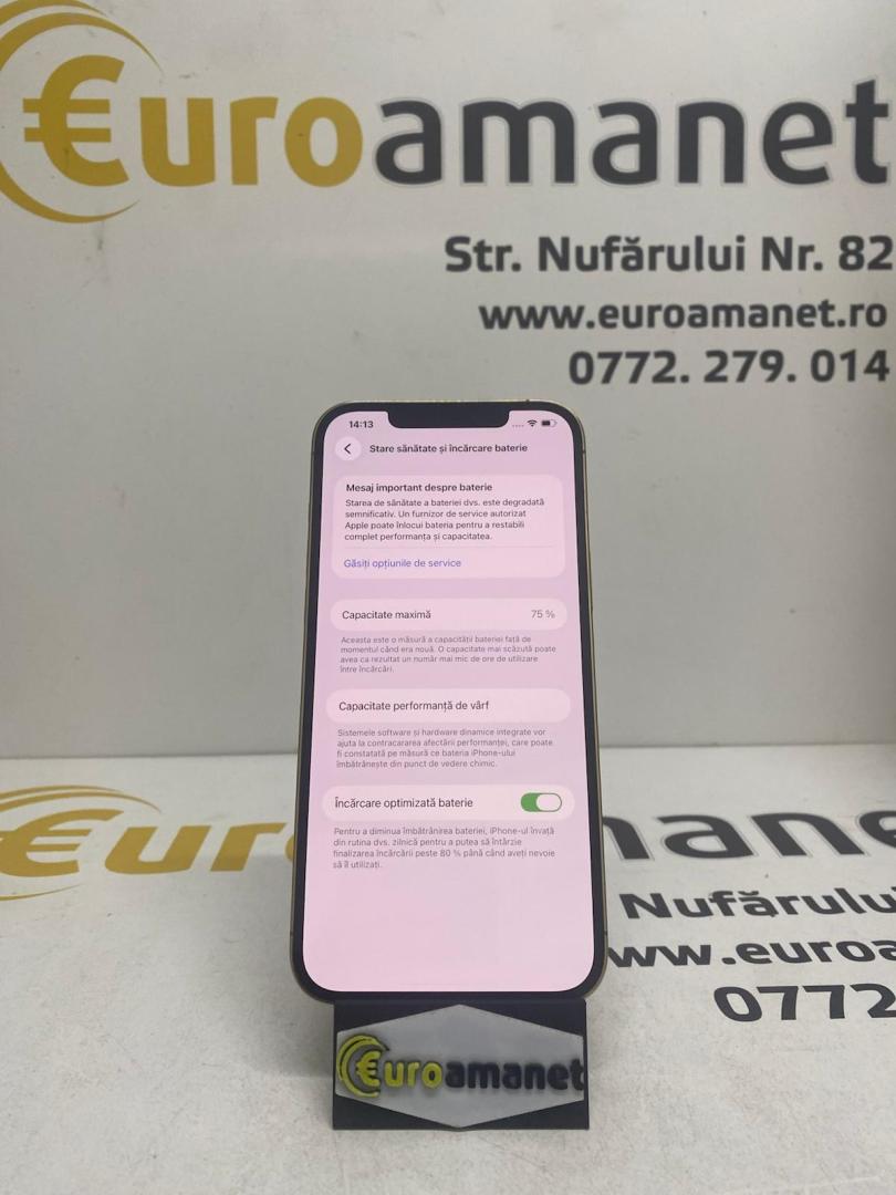 Telefon mobil Apple iPhone 12 Pro Max, 128GB, baterie 75% image 3