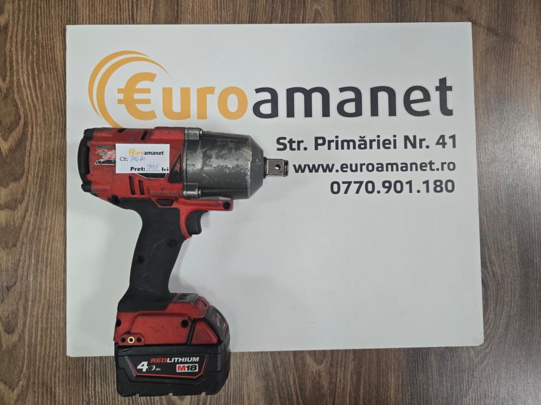 Masina de insurubat cu impact pe acumulator Milwaukee M18
