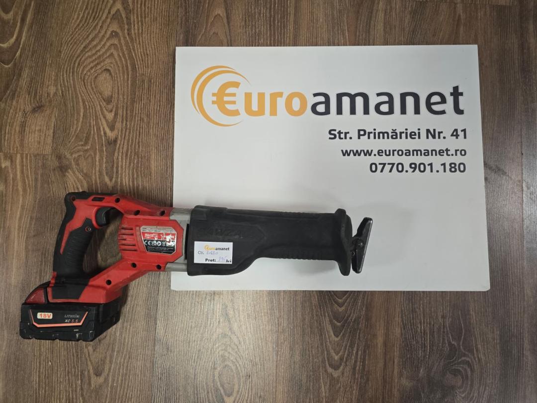 Fierastrau tip sabie, Milwaukee, Fara fir, 18 V