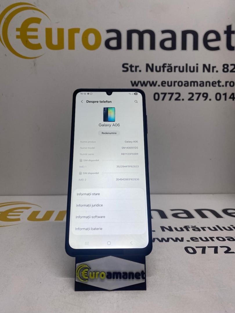 Telefon mobil Samsung Galaxy A06, 64GB, 4GB RAM image 2