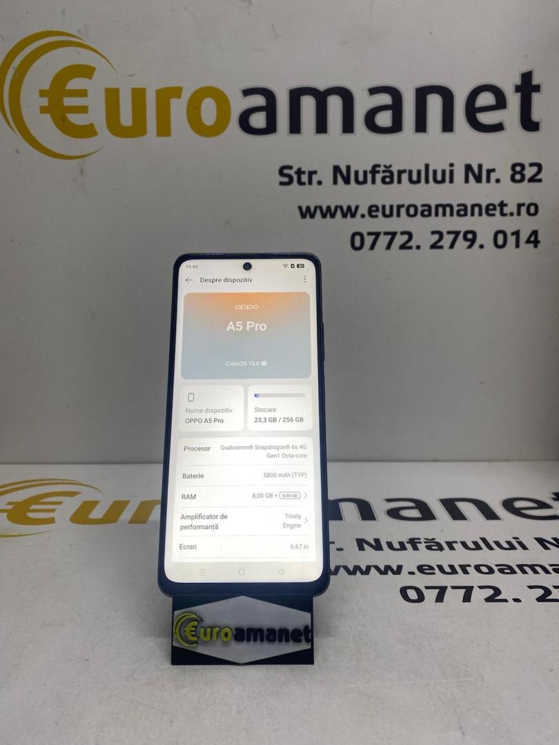 Telefon mobil OPPO A5 Pro, Dual SIM, 8GB RAM, 256GB image 2