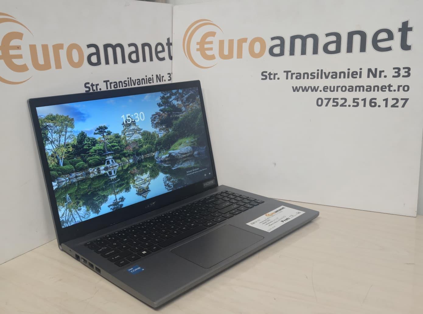 Laptop Acer Extensa 15, Intel Core i3-1215U pana la 4.4 GHz, 15.6", 8GB DDR4, 512 SSD, Intel® UHD Graphics