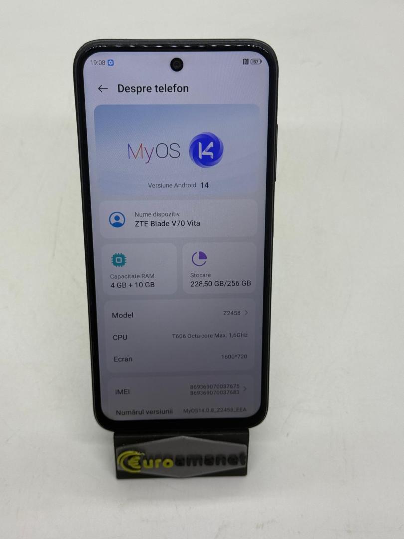 Telefon mobil ZTE Blade V70 Vita, Dual SIM, 4GB RAM, 256GB, 4G image 2