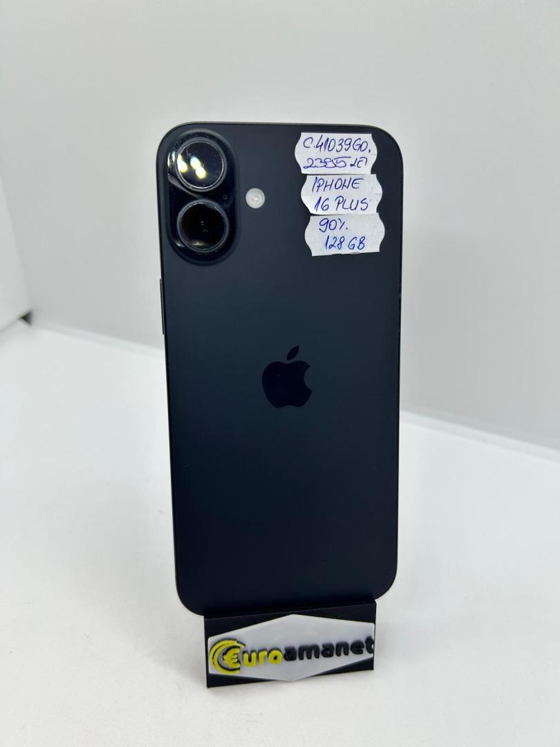 Telefon mobil Apple iPhone 16 Plus, 128GB, 5G, Black image 1