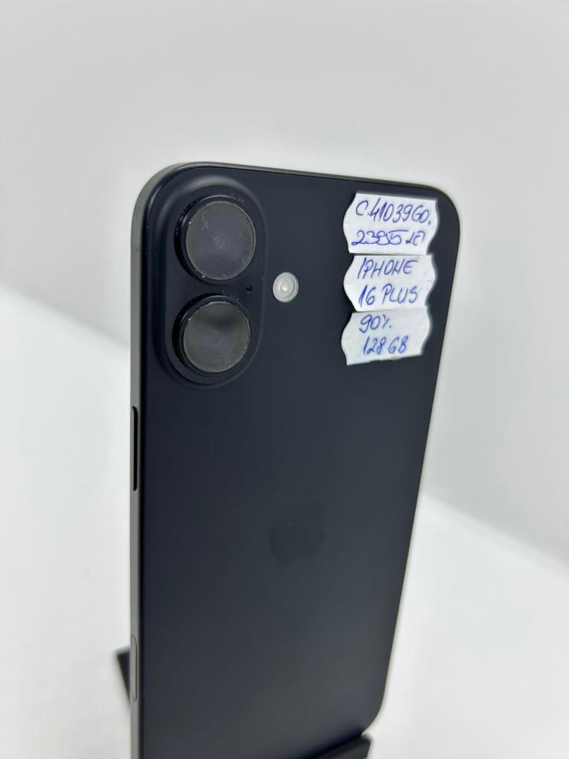 Telefon mobil Apple iPhone 16 Plus, 128GB, 5G, Black image 2