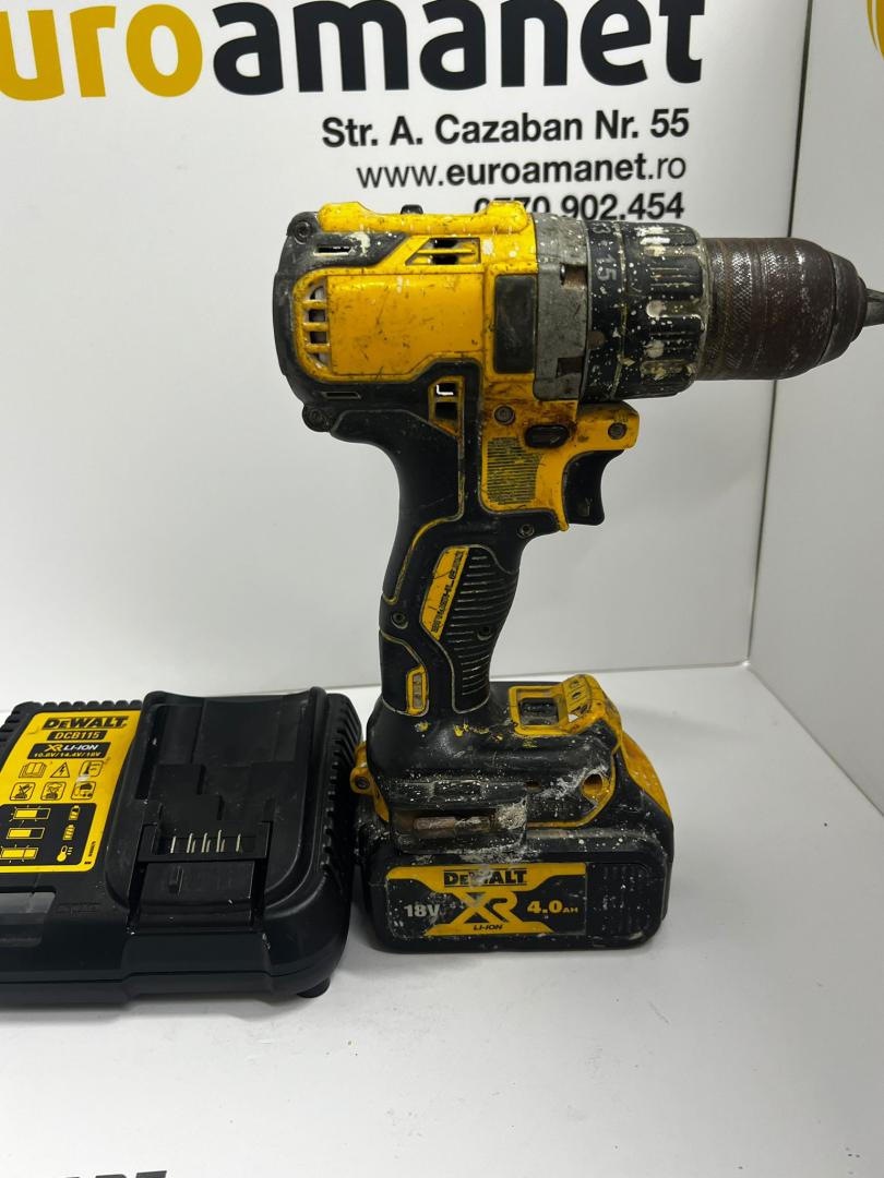 Masina de gaurit si insurubat DEWALT DCD796 cu acumulator si incarcator image 3