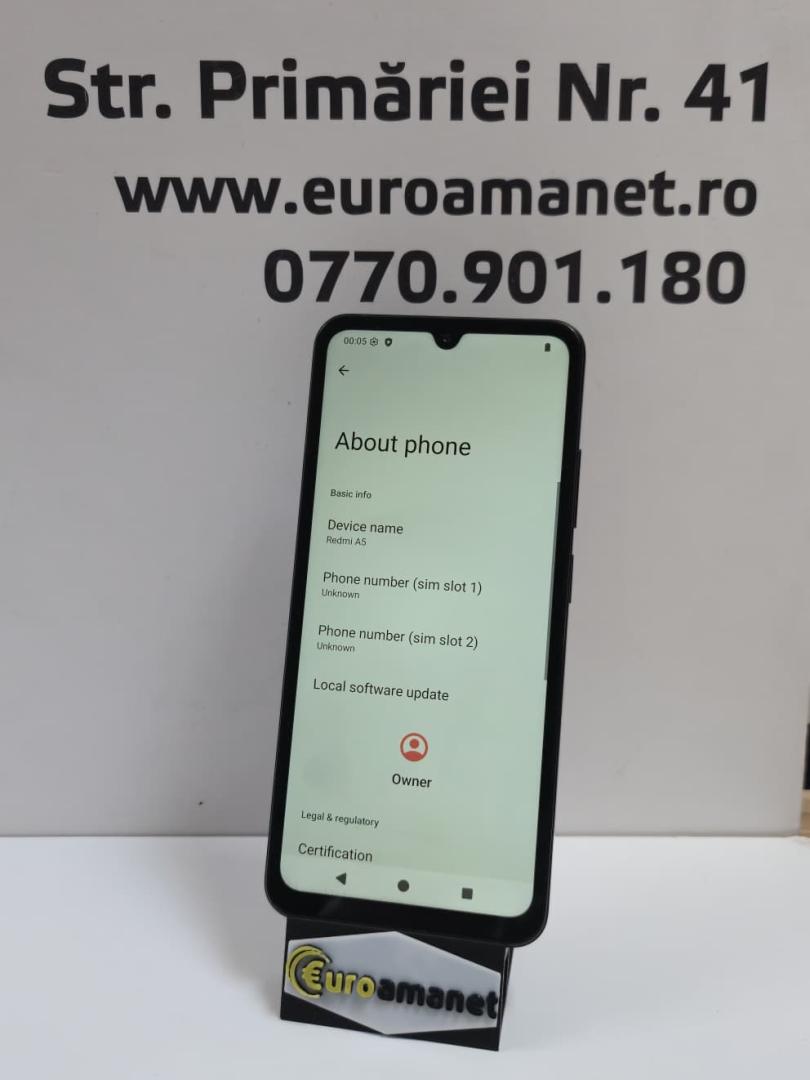 Telefon mobil Xiaomi Redmi A5, 4GB RAM, 128GB image 2