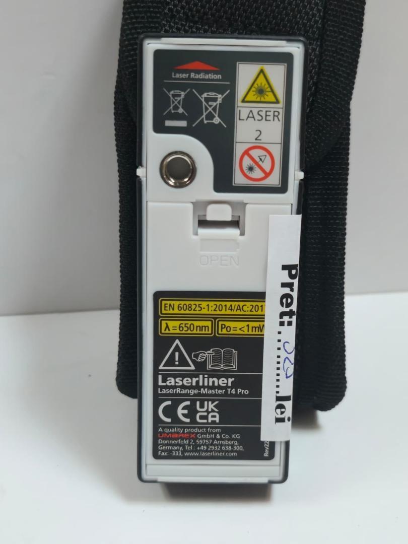 Telemetru Cu Laser Laserliner Range-master T2, Max.20m image 2