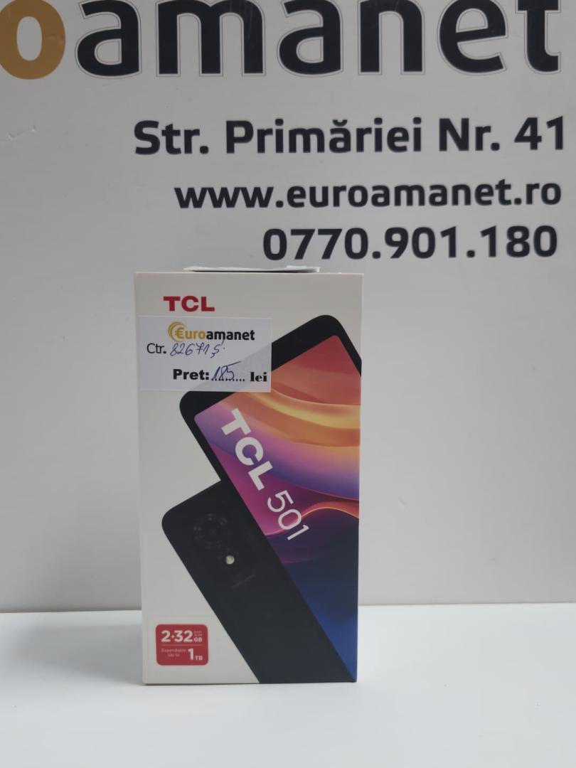 Telefon mobil TCL 501, 2GB RAM, 32GB, 4G, Prime Black