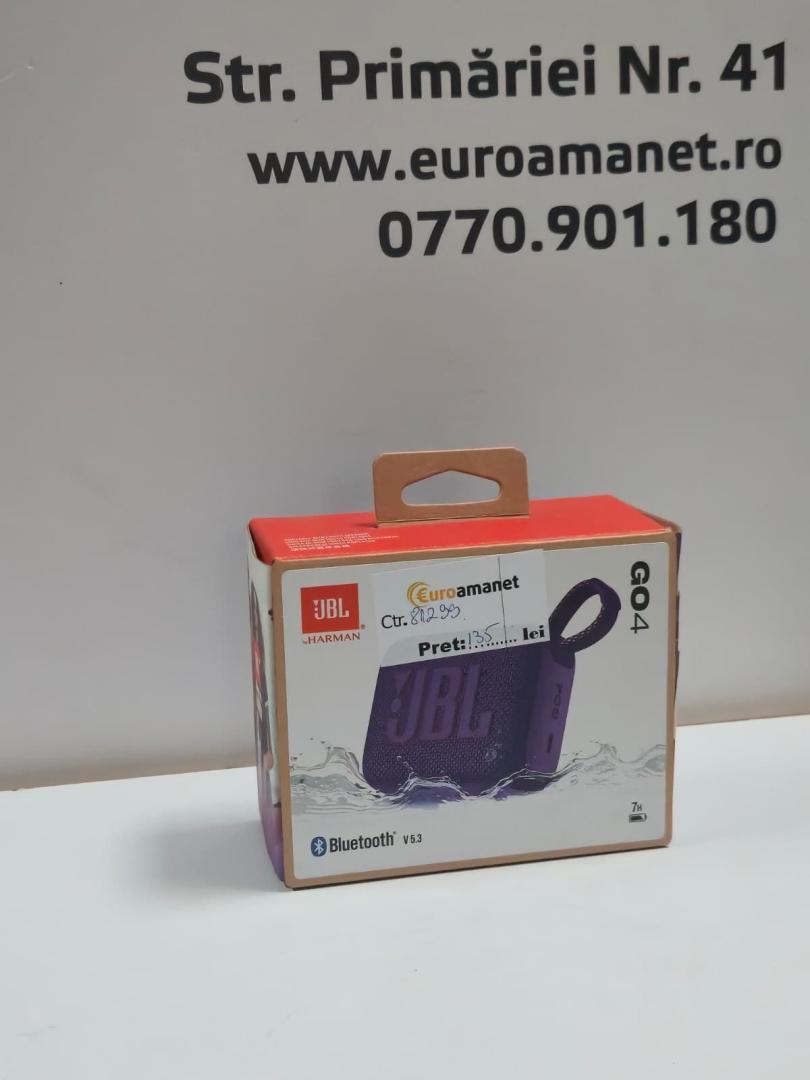 Boxa portabila JBL Go 4, IP67, Bluetooth, Violet