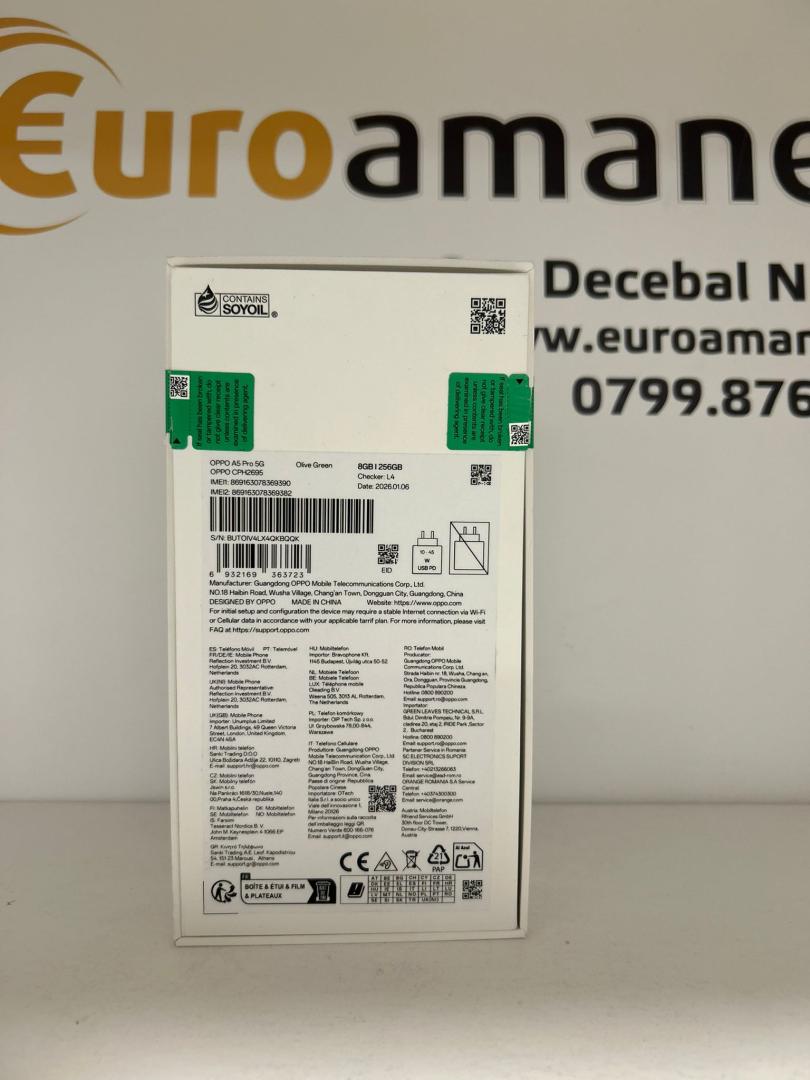 Telefon OPPO A5 Pro 5G, 256GB, 8GB RAM image 2